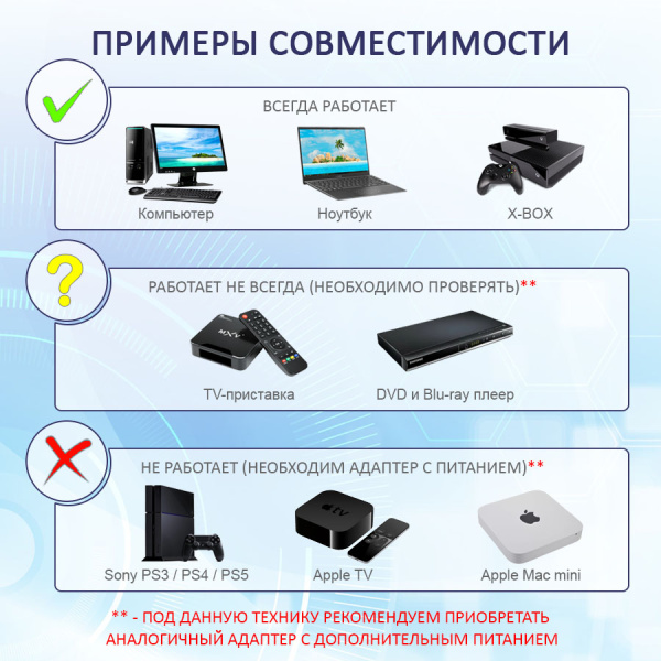 Адаптер - переходник HDMI - VGA, черный